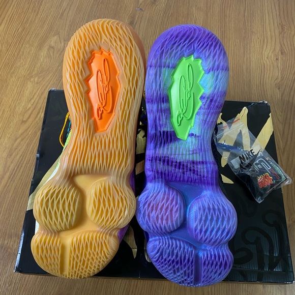 Brand New LeBron James 17 What The Size 14 Multicolored Sneaker Box Included - Picture 11 of 16